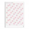 2025 Yıllık Planlayıcı Poster Takvim, Pembe Renk Planlayıcı Takvim, 2025 Okul Takvimi