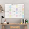 2026 -2027 Akademik Duvar Takvimi, Eylül Başlangıçlı, Academic Wall Calendar, Pastel Gökkuşağı Renkler