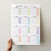 2026-2027 Akademik Duvar Takvimi, Eylül Başlangıçlı Takvim, Akademik Planlayıcı Takvim, Akademik Yılı Takvimi, 2026-2027 Academic Wall Calendar, Academic Wall Planner
