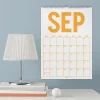 2026 - 2027 Spiralli Akademik Duvar Takvimi, A4 Takvim, 33 x 48 cm Takvim, Eylül Başlangıçlı, Academic Wall Calendar