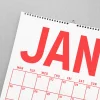 2026 - 2027 Spiralli Akademik Duvar Takvimi, A4 Takvim, 33 x 48 cm Takvim, Eylül Başlangıçlı, Academic Wall Calendar
