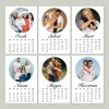 2026 Ahşap Takvim, Kişiye Özel Yuvarlak Fotoğraflı Takvim, Kişiye Özel 2026 Takvimi