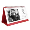 2026 Atatürk Takvimi - Atatürk Fotoğraflı 2026 Masa Takvimi - Kırmızı Renk