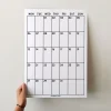 2026 Aylık Planlayıcı Duvar Takvimi, 33X48 cm & A4 Takvim, 12 Ay Poster Takvim, Organizer Takvim