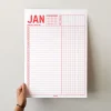 2026 Aylık Planlayıcı Duvar Takvimi, A4, 33x48 cm, 50x70 cm, Alışkanlık Takipçisi,Yapılacaklar Listesi, Monthly Wall Planner Calendar, Habbit Tracker, To Do List