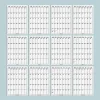 2026 Aylık Planlayıcı Duvar Takvimi, Minimal ve İşlevsel Tasarım, 33 x 48 cm, A4
