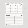 2026 Aylık Planlayıcı Masa Takvimi, 2026 Masa Takvimi, Notlu Takvim, 2026 Monthly Planner Desk Calendar