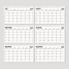 2026 Aylık Planlayıcı Masa Takvimi, 2026 Masa Takvimi, Notlu Takvim, 2026 Monthly Planner Desk Calendar