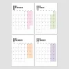 2026 Duvar Takvimi, Aylık Planlayıcı Takvim, Minimalist Takvim, Duvar Planlayıcısı