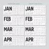 2026 Masa Takvimi, Önceki Ay Sonraki Ay Takvim, Aylık Planlayıcı Takvim, Üç Aylık Takvim, Çift Taraflı Büyük Boy Masa Takvimi, Desk Calendar