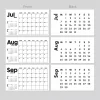 2026 Masa Takvimi, Önceki Ay Sonraki Ay Takvimi, Aylık Planlayıcı Takvim, 2026 Desk Calendar, Monthly Planner Desk Calendar, Previous and Next Month