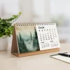 2026 Orman Masa Takvimi | Üç Aylık Takvim - Önceki Ay Sonraki Ay | Doğa ve Ağaç İllüstrasyonları | Minimal Ofis ve Ev Dekoru