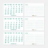 2026 Takvimi, 2026 Masa Takvimi Yeşil Renk, 2026 Calendar, 2026 Desk Calendar Green Color