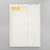 2026 Yıllık Planlayıcı Duvar Takvimi, A4, 33x48 cm, Alışkanlık Takipçisi, 2026 Wall Planner, Monthly Habbit Tracker, To Do List