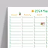 2026 Yıllık Planlayıcı Duvar Takvimi, Seyahat Modu, 2026 Planlayıcı Takvim, Aylık Planlayıcı, 2026 Year Planner, 2026 Wall Calendar, Travel