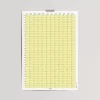 2026 Yıllık Takvim Planlayıcı, Planlayıcı Duvar Takvimi, Pastel Sarı Renk