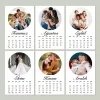 2027 Ahşap Takvim, Kişiye Özel Yuvarlak Fotoğraflı Takvim, Kişiye Özel 2027 Takvimi