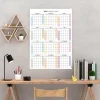2027 Amerikan Standardı Takvim, Yıllık Planlayıcı Duvar Takvimi, Sunday Start Wall Planner