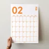2027 Aylık Planlayıcı Duvar Takvimi, 33X48 cm & A4 Poster Takvim, Organizer Takvim, Gökkuşağı Renkleri