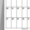 2027 Aylık Planlayıcı Duvar Takvimi, 33X48 cm & A4 Takvim, 12 Ay Poster Takvim, Organizer Takvim
