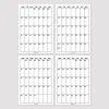 2027 Aylık Planlayıcı Duvar Takvimi, 33X48 cm & A4 Takvim, 12 Ay Poster Takvim, Organizer Takvim