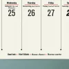 2027 Çok Dilli Takvim, Dil Öğrenme Aylık Planlayıcı Takvimi, İngilizce, Almanca, Fransızca, İspanyolca Takvim, Eğitici Takvim, Önceki ve Sonraki Ay Takvim, 33x65 cm (13x25.5 inç)
