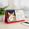 2027 Kedili Masa Takvimi | Üç Aylık Takvim - Önceki Ay Sonraki Ay | Kedi Severlere Hediye