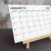 2027 Masa Takvimi, Ahşap Şövale Masa Takvimi, Aylık Planlamalı Takvim, 2027 Takvim, Yapılacaklar Listesi(Arka Sayfalar)