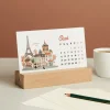 2027 Masa Takvimi - Dünya Şehirleri & Ünlü İkonik Simge Yapıları | Paris, Londra, İstanbul, New York, Marrakech, Tokyo, Floransa, Santorini, Amsterdam