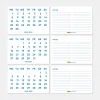 2027 Takvimi, 2027 Masa Takvimi Mavi Renk, 2027 Calendar, 2027 Desk Calendar Blue Color