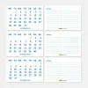 2027 Takvimi, 2027 Masa Takvimi Mavi Renk, 2027 Calendar, 2027 Desk Calendar Blue Color