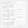 2027 Takvimi, 2027 Masa Takvimi Siyah Renk, 2027 Calendar, 2027 Desk Calendar Black Color