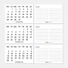 2027 Takvimi, 2027 Masa Takvimi Siyah Renk, 2027 Calendar, 2027 Desk Calendar Black Color