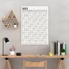 2027 Yıllık Planlayıcı Duvar Takvim Siyah Yearly Wall Planner