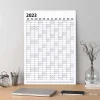 2027 Yıllık Planlayıcı Duvar Takvim Siyah Yearly Wall Planner
