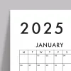 2027 Yıllık Planlayıcı Duvar Takvimi, 2027 Takvim