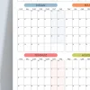 2027 Yıllık Planlayıcı Duvar Takvimi, Aylık Planlayıcı Takvim, Pastel Renkler
