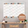 2027 Yıllık Planlayıcı Duvar Takvimi | Boho | 2027 Yılı Planlayıcısı | Aylık Planlayıcı