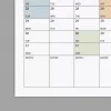 2027 Yıllık Planlayıcı Duvar Takvimi, Boho Renk Planlayıcı Takvim, 2027 Okul Takvimi
