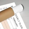 2027 Yıllık Planlayıcı Duvar Takvimi, Planlayıcı Takvim, Yatay Poster Planlayıcı Takvim