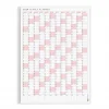 2027 Yıllık Planlayıcı Poster Takvim, Pembe Renk Planlayıcı Takvim, 2027 Okul Takvimi