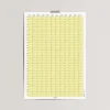 2025 Yıllık Takvim Planlayıcı, Planlayıcı Duvar Takvimi, Pastel Sarı Renk