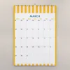 Eylül 2026 - Ağustos 2027 Retro Akademik Duvar Takvimi | Aylık Planlayıcı | Geometrik Minimalist Takvim