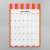 2027 Retro Aylık Planlayıcı Duvar Takvimi