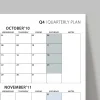 Amerikan Standardı Takvim, Üç Aylık Planlayıcı 2026 Duvar Takvimi, Ekim - Aralık 2026, 90 Günlük Planlama, Yılın Dördüncü Çeyreği Takvimi, Gri Takvim, Pazar Günü Başlangıçlı Takvim - 70x100cm
