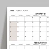 Amerikan Standardı Takvim, Üç Aylık Planlayıcı 2027 Duvar Takvimi, Ocak - Mart 2027, 90 Günlük Planlama, Yılın Birinci Çeyreği Takvimi, Kahverengi, Pazar Günü Başlangıçlı Takvim - 70x100cm