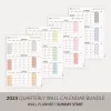 Amerikan Standardı Takvim, Üç Aylık Planlayıcı 2027 Duvar Takvimi Seti, 90 Günlük Planlama, 2027 Duvar Planlayıcı Takvim, Pazar Günü Başlangıçlı Takvim - 50x70cm