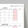 Amerikan Standardı Takvim, Üç Aylık Planlayıcı 2027 Duvar Takvimi Seti, 90 Günlük Planlama, 2027 Duvar Planlayıcı Takvim, Pazar Günü Başlangıçlı Takvim - 35x50cm