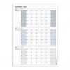 Amerikan Standardı Tarihsiz Üç Aylık Duvar Takvimi Seti, Pazar Günü Başlagıç, Üç Aylık Duvar Planlayıcısı - 50x70cm