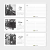 Atatürk Fotoğraflı 2027 Masa Takvimi Kraft Yatay Form
